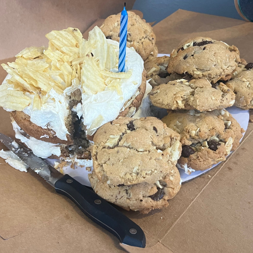 vegan potato chip cookie cake